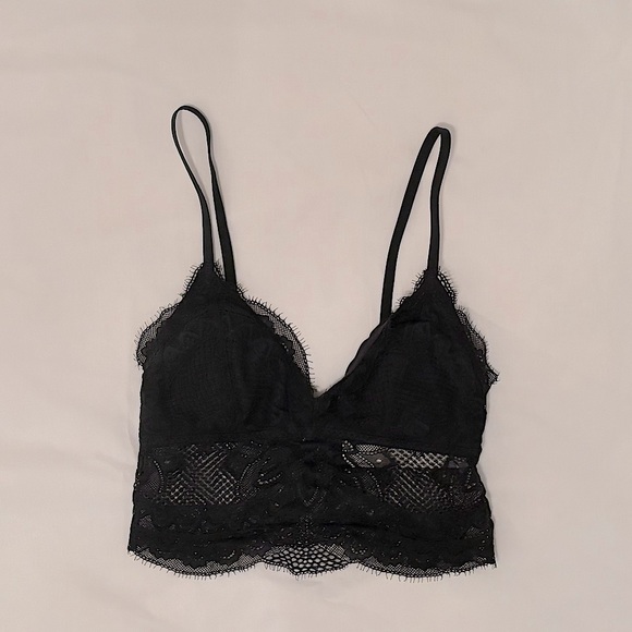 Abercrombie & Fitch Gilly Hicks Black Lace Bralette XS - Picture 1 of 2